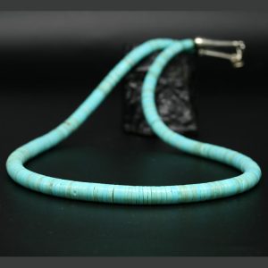 Traditional Turquoise Necklace by Clarita Chavez, Kewa